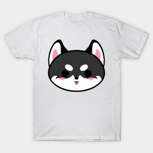 Cute Black Alaskan Malamute T-Shirt